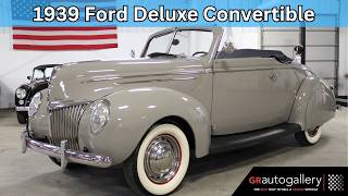 1939 Ford Deluxe Convertible For Sale - Walk Around