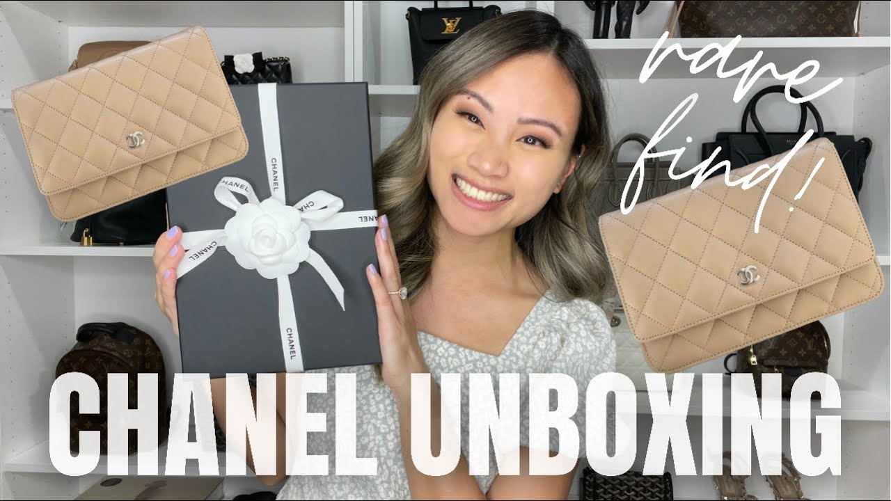 UNBOXING: RARE FIND! CHANEL WALLET ON CHAIN