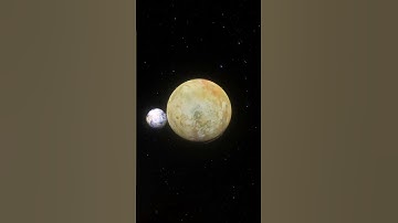 Earth Next to Jupiter’s Moon Io in SpaceEngine