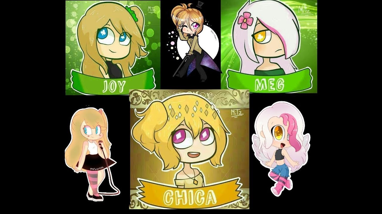 Chica,Meg y Joy-batalla de las banda-MLP Esquestria Girls