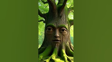 The Guardian of the Forest 🌿🏷️ #FantasyArt #CGI #MagicForest #TreeSpirit