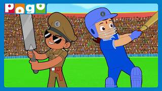 Sixer Pe Sixer Ka Storm!🏏💥| Little Singham | Chhota Bheem | Cricket Special😆| @PogoChannel ​ screenshot 5