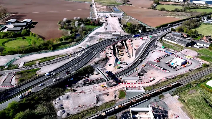 HS2 A38 Streethay  3 years timeline edit uncut