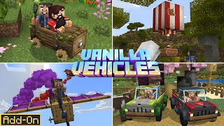 Vanilla Vehicles Add-On | Real Vanilla-Style Vehicle Animations in Minecraft PE screenshot 4