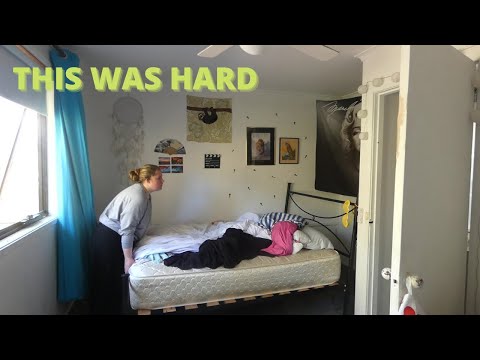 cleaning and rearranging my room around