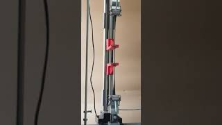 Tensile Testing of Rubber Specimen as per ASTM 412D with Extensometer and Eccentric Roller grips