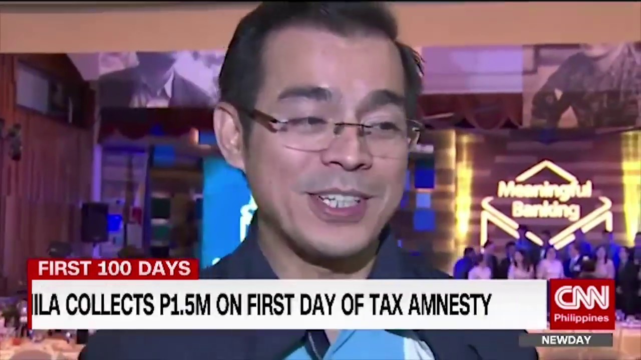 Manila collects ₱1.5M on first day of tax amnesty YouTube