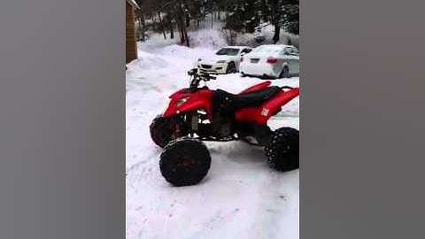 Predator 500 snow drifting