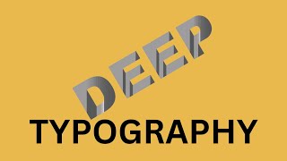 Text Effect Canva DEEP Typography Tutorial