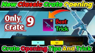 Only 9 Crate Trick | How To Get M416 Glacier in PUBG Mobile | Glacier M416 Crate Opening | Free M416