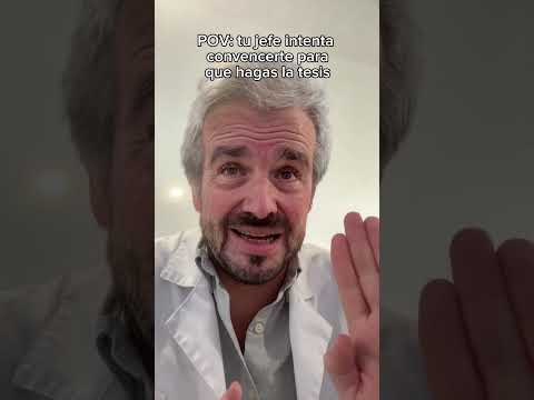 Haz la tesis: te sirve para tenerla 🧑🏻‍🎓👨🏻‍🎓#humor #sanidad #tesis #phd #redoctor