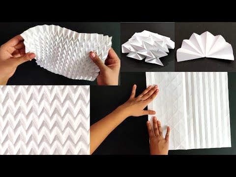 Learn Origami 01 | Basic Paper Fold Patterns | How To Make Basic Folds By Deepali Karanjavkar