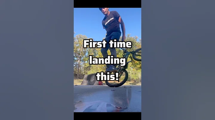 Overcame fear to land this trick for the first time! #trusttheprocess #bmxflatland #flatland #bmx