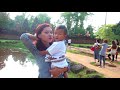 panha with his mom in siem reap angkor 2017