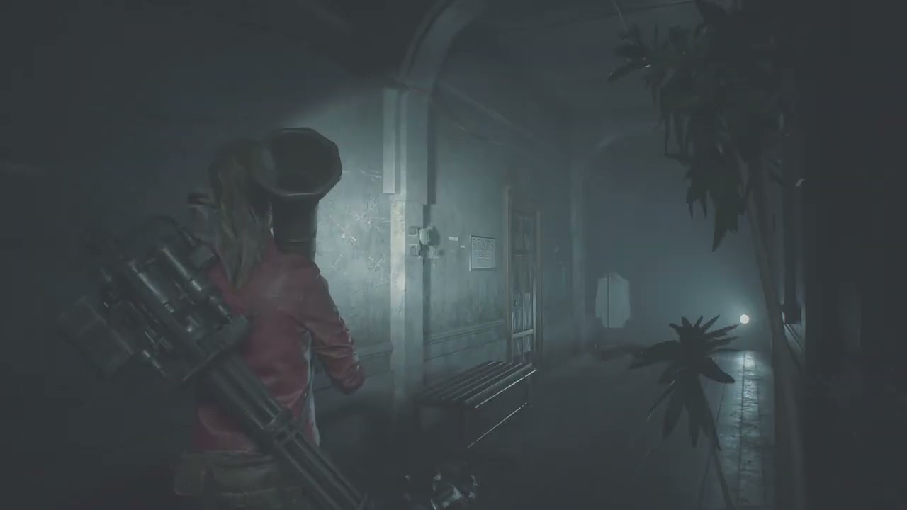 BIOHAZARD RE:2_シャワー室、西側廊下