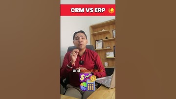 CRM VS ERP | What Is The Difference Between CRM & ERP? #crmsoftware #crmconsultant #zoho