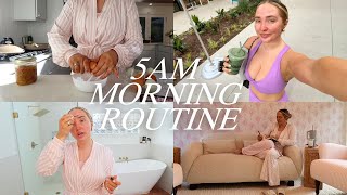 5AM SUMMER MORNING ROUTINE ... in my early morning era