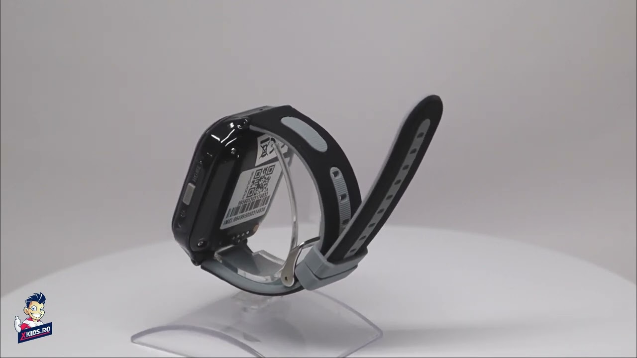 Xkids: Smartwatch Pentru Copii Wonlex KT24S cu Localizare GPS, Functie Telefon, Chat, Negru