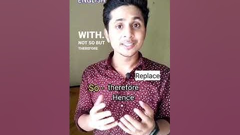 Replace SO, AND, BUT, ALSO with these words🤫. #Shorts