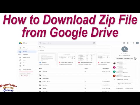 Video: Hvordan zipper jeg en mappe i Google Disk?