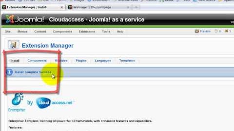 How to install Joomla Template