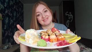 картинка: РОЛЛЫ МУКБАНГ | Не верю в женскую дружбу , не умею дружить 💔