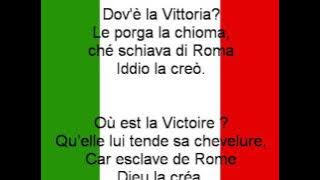 Hymne national de l'Italie (IT, FR lyrics)