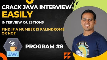 Palindrome Number | Java Interview Series | AutomateWithAmit