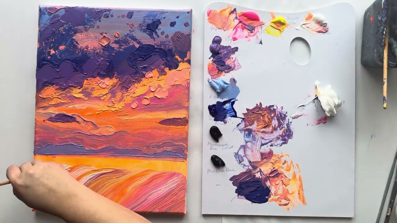 Between Reflection and Motion | Acrylic Painting Tutorial