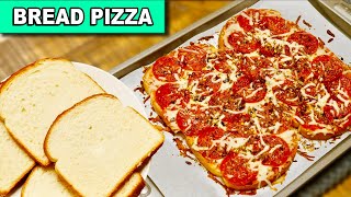 How To Make Pizza with Regular Bread - Pizza Toast Recipe