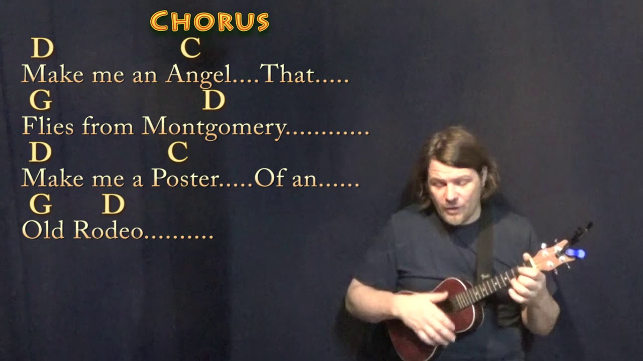 Angel from montgomery bonnie raitt ukulele cover lesson in d with