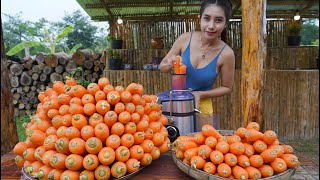 Fresh carrot juice and rice carrot curry beef cook recipe - Amazing video