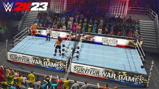 Wwe 2K23 Two Rings For A Normal Match No War Games Cody Rhodes Vs Roman Reigns - Pc Mods