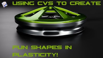 How to Create Fun Shapes in Plasticity Using CVs