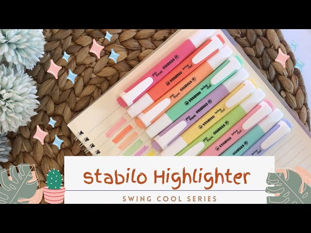 🖊💜 Stabilo boss highlighters review + swatches  full set 23 colors  #stabiloboss #stationery 