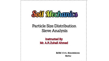 Sieve Analysis (Particle Size Distribution)
