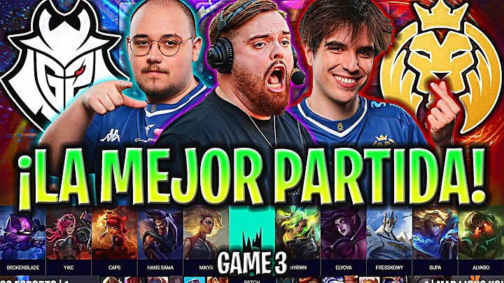 IBAI CASTEA LA MEJOR PARTIDA DEL AÑO!😱 - G2 vs MDK Game 3 LEC GRAND FINALS 2024 ESPAÑOL