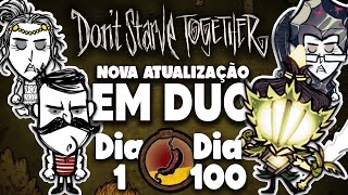 PASSEI 100 DIAS NO DON'T STARVE TOGETHER EM DUO - @ExploradorPreguicoso