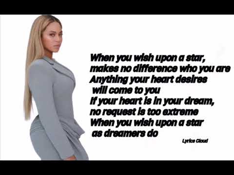 Beyonce Wish Upon A Star Lyrics Positive Thoughts Youtube