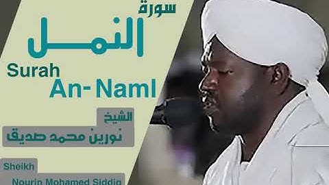 الشيخ نورين محمد صديق سورة النمل  Sheikh | Nourin Mohamed Siddig | Surah An-Naml
