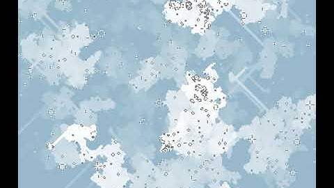 game of life art test#2 from picture starry night vangogh