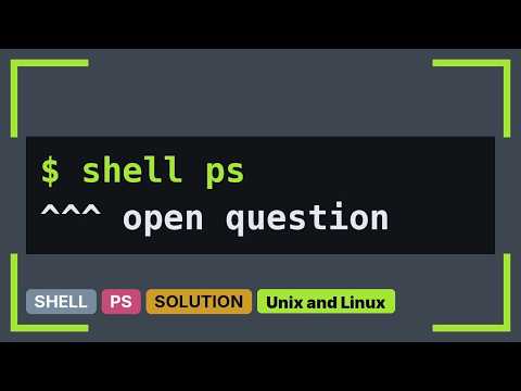 Unix & Linux: How can I show a terminal shell's process tree including children? (5 Solutions!!)