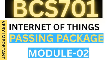 BCS701 IoT Module-02 🔥 Most Important Questions | VTU 7th Sem CBCS