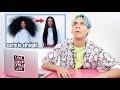 HAIRDRESSER REACTS TO SATISFYING CURLY TO STRAIGHT HAIR VIDEOS!