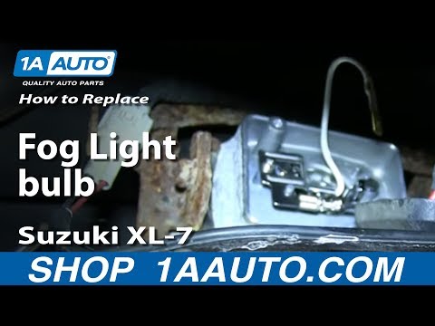 How To Replace Fog Light Bulb 98-06 Suzuki XL-7