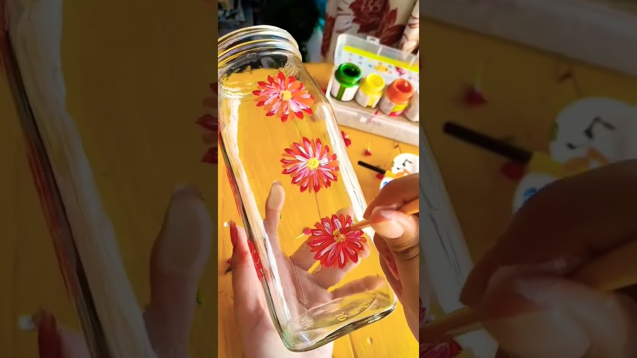 Bottle painting video || 