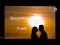 You Needed Me (Lyrics) Song by:  Boyzone