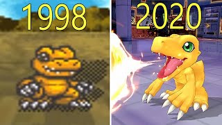 Evolution of Digimon Games 1998 2020