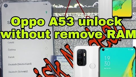 Oppo A53 Password Unlock With Isp pinout | Oppo A53 CPH2127 Lock Remove | Oppo A53 Isp Pinout