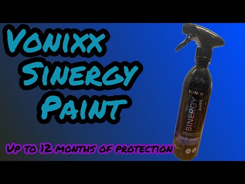 Керамічне покриття Vonixx SINERGY Paint Spray Coating, CARBON+SIO2 до 12 міс 500ml, видео 2
